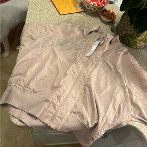 lululemon athletica Light Pink Bomber Jacket